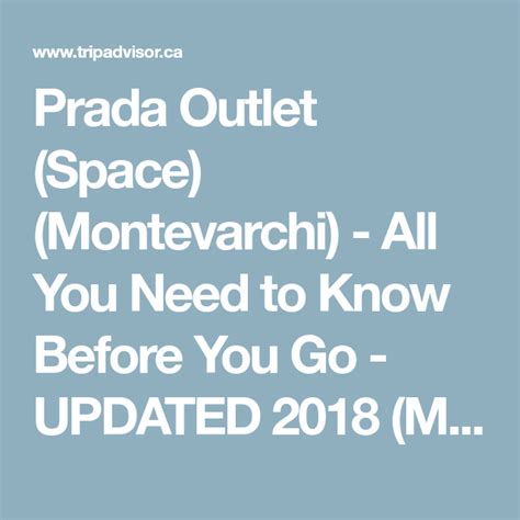 prada outlet montevarchi online|prada outlet tours.